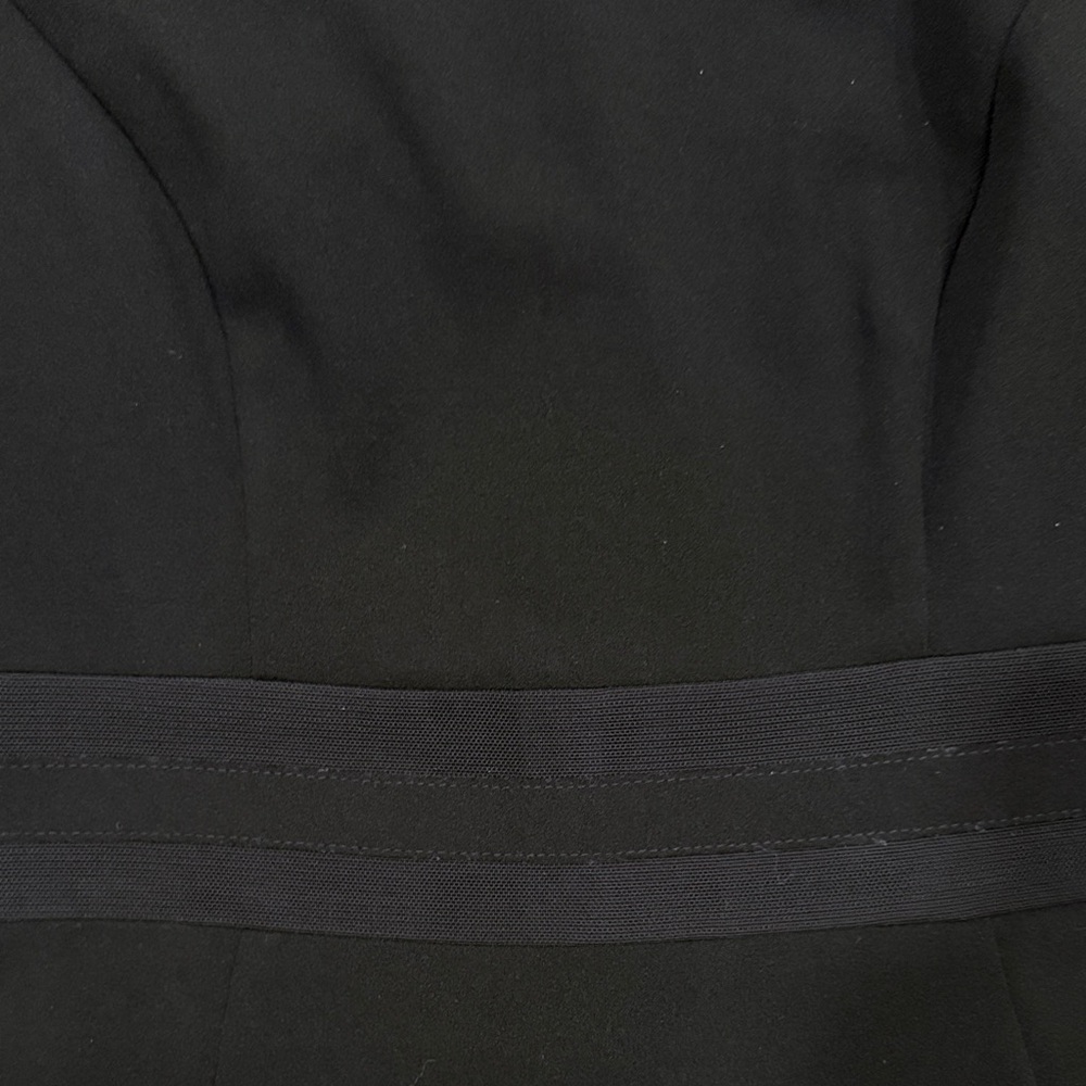 Calvin Klein Elegant Black Sleeveless illusion Dress - Picture 7 of 9
